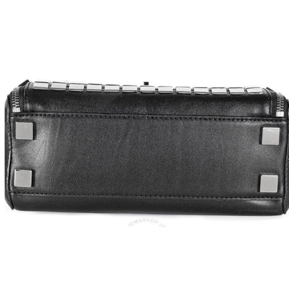 Michael Kors Medium Natalia Tile Shoulder Bag in Black - Picture 4 of 15